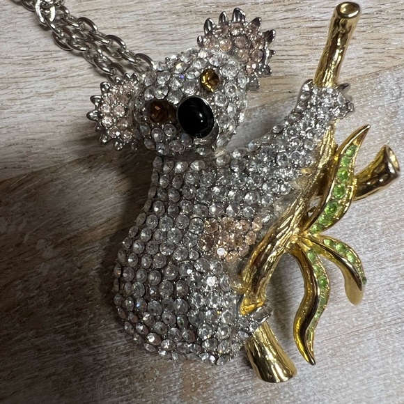 Koala Rhinestone Brooch/Pendant by OPC CN - Picture 1 of 7